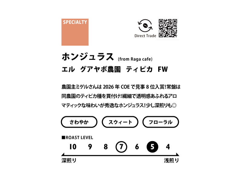＜フルーティー＞　シングルオリジン飲み比べセット(浅煎り)　送料無料