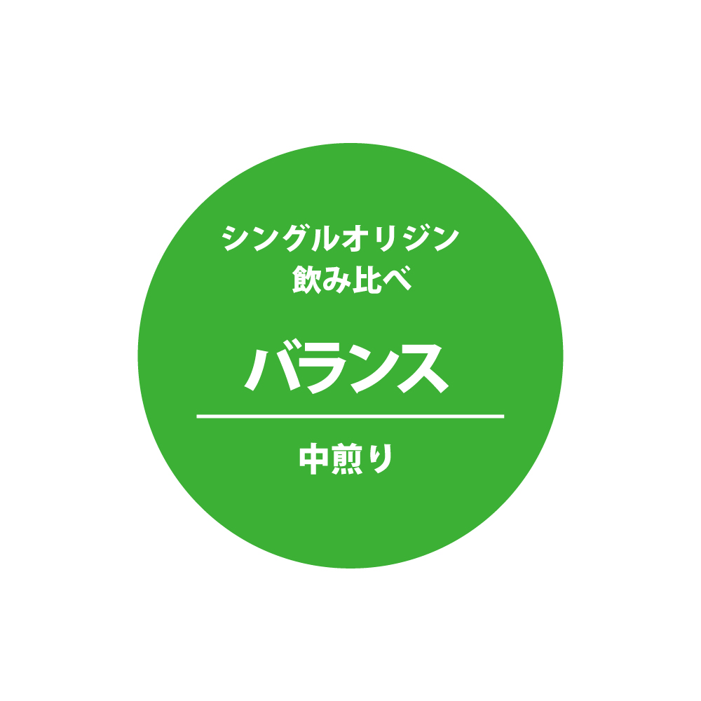 ＜バランス＞　シングルオリジン飲み比べセット(中煎り)　送料無料