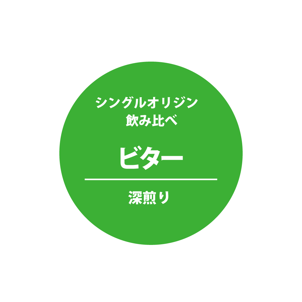 ＜ビター＞　シングルオリジン飲み比べセット(深煎り)　送料無料