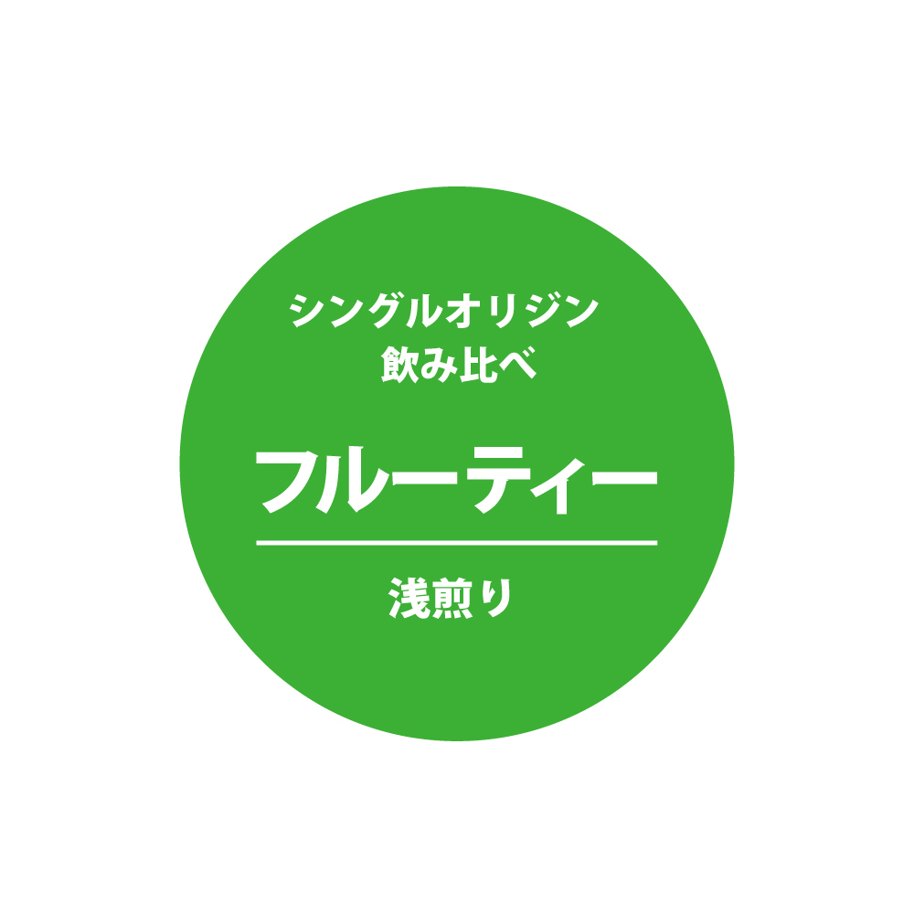 ＜フルーティー＞　シングルオリジン飲み比べセット(浅煎り)　送料無料