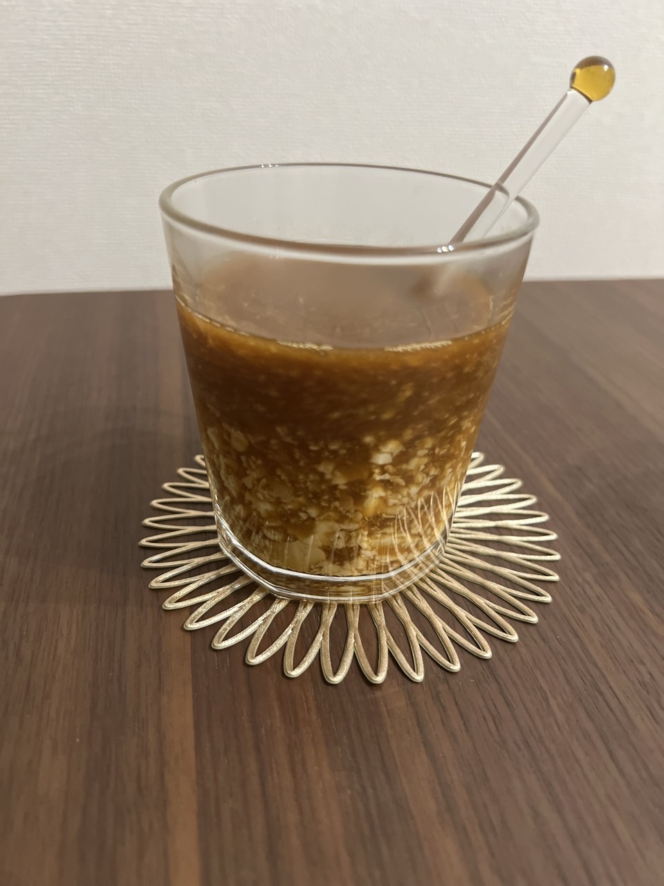 コンビニで揃う簡単秋のコーヒーアレンジ【プリンコーヒー】