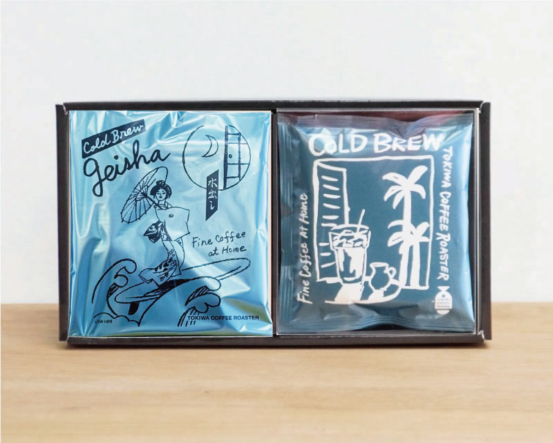6個BOX水出し2種飲み比べ　ゲイシャ＆エチオピア